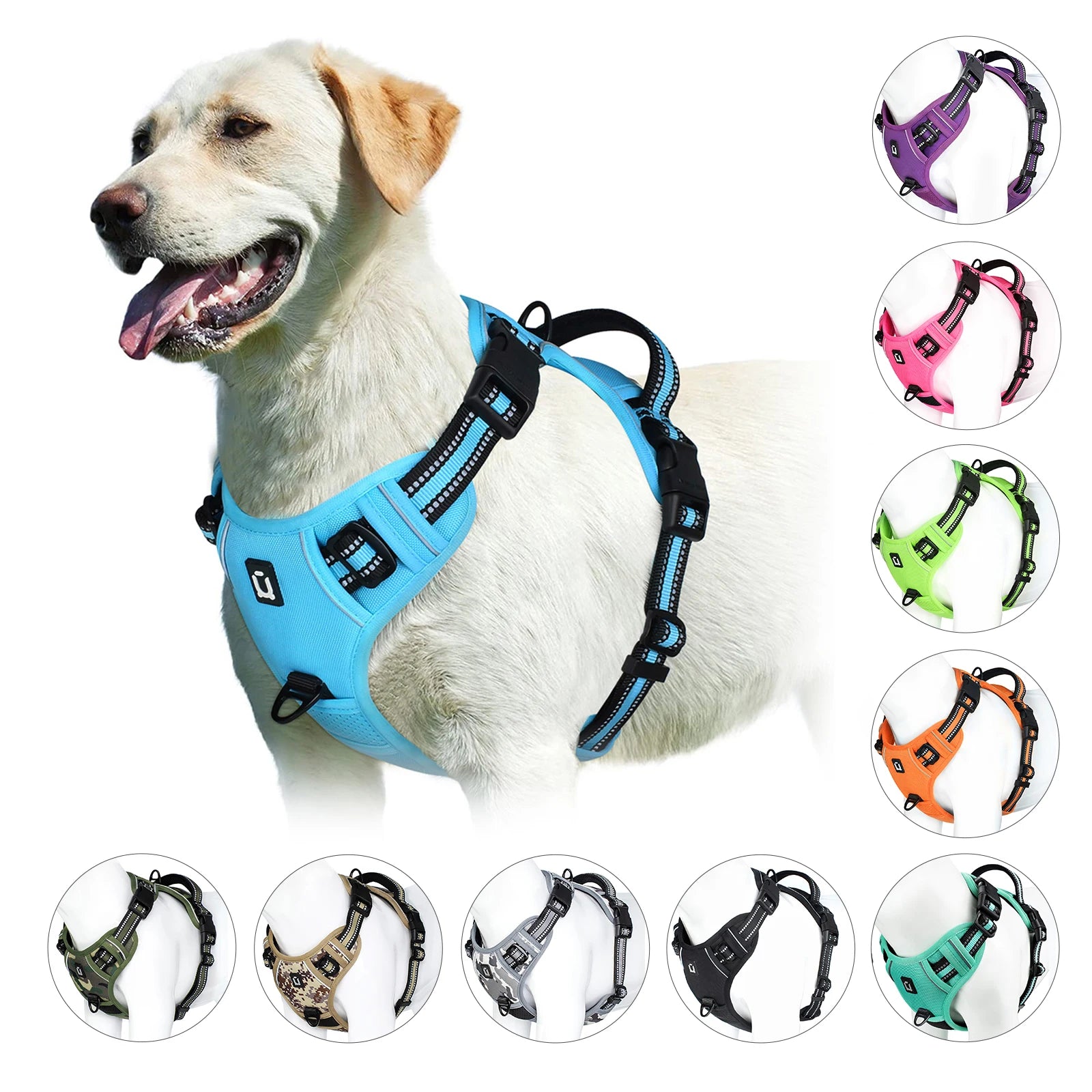 No-Pull Dog Vest with Easy Control Handle