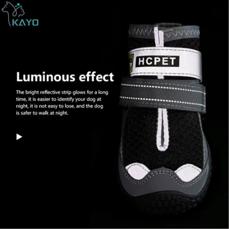 4Pcs/Set Dog Shoes 