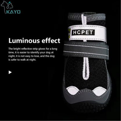 4Pcs/Set Dog Shoes 