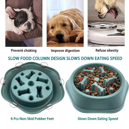 Slow Feeder Dog Bowl 