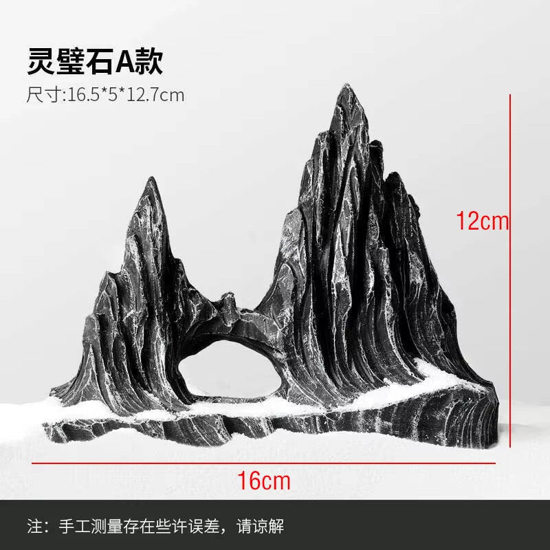 Stunning Large Resin Aquarium Rockery Decoration - Transform Your Fish Tank with Beautiful Landscape Accessories