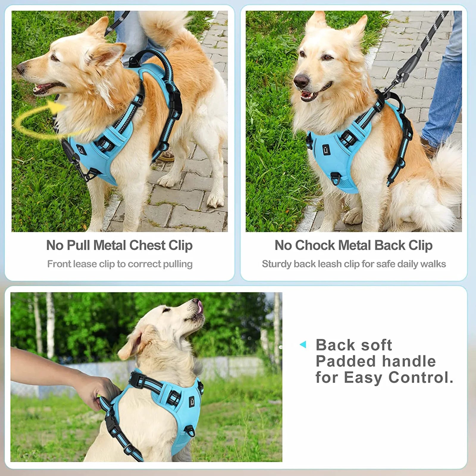 No-Pull Dog Vest with Easy Control Handle