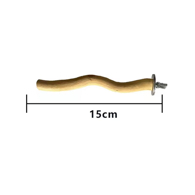 Natural Parrot Wood Perch 