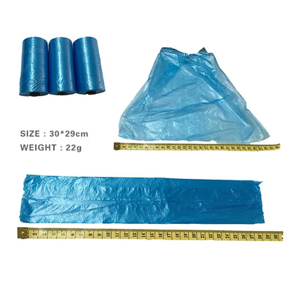 LED Dog Leash with Garbage Bag 