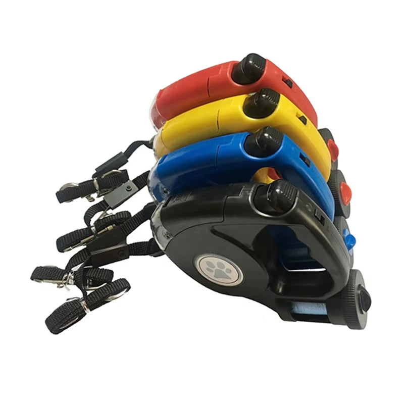 LED Dog Leash with Garbage Bag 