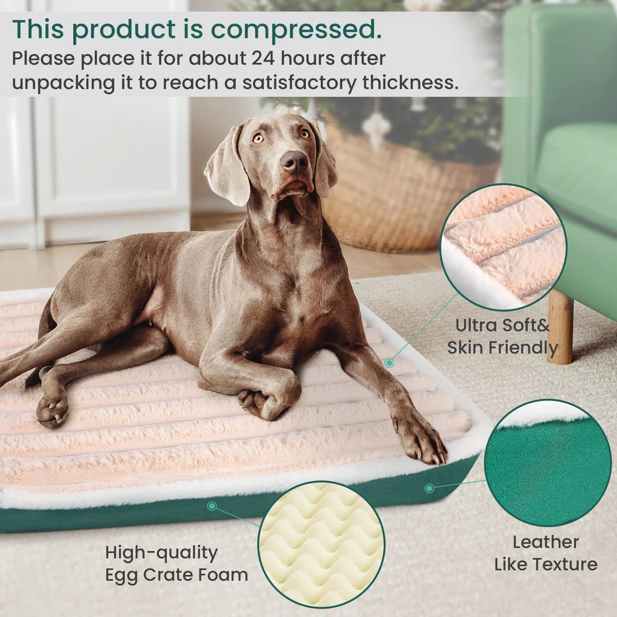 Ultra Plush Deluxe Orthopedic Foam Bed 