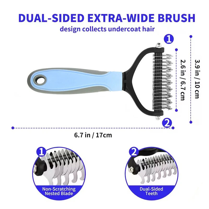 Professional Pet Deshedding Brush 