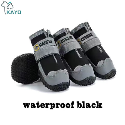 4Pcs/Set Dog Shoes 
