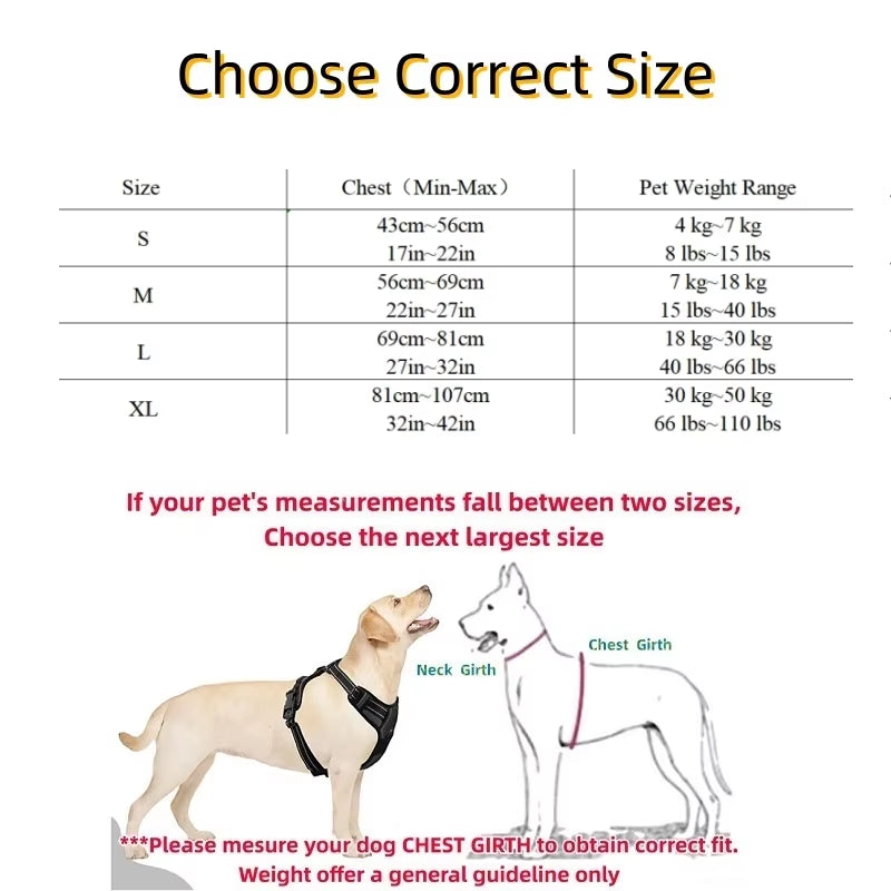 No-Pull Heavy Duty Dog Harness
