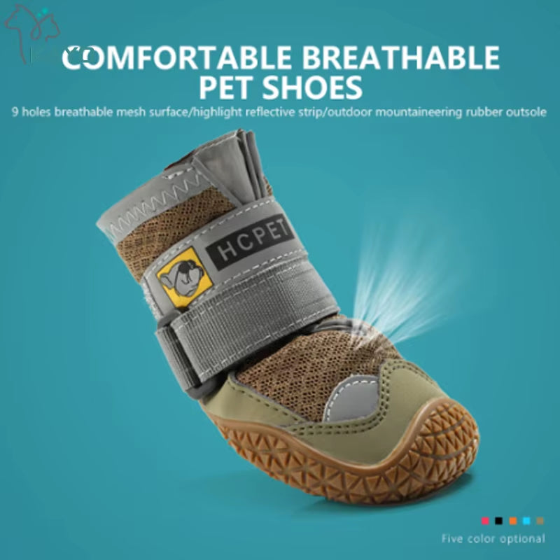 4Pcs/Set Dog Shoes 