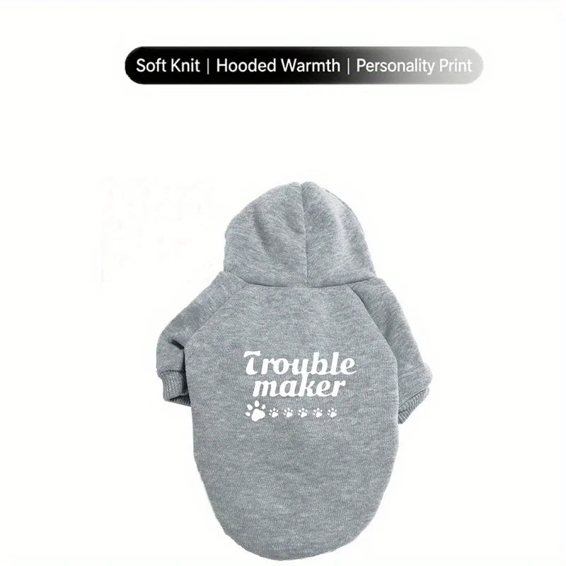 Trouble Maker Dog Hoodie 
