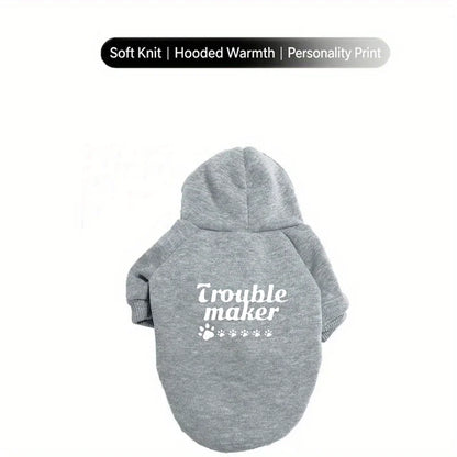 Trouble Maker Dog Hoodie 