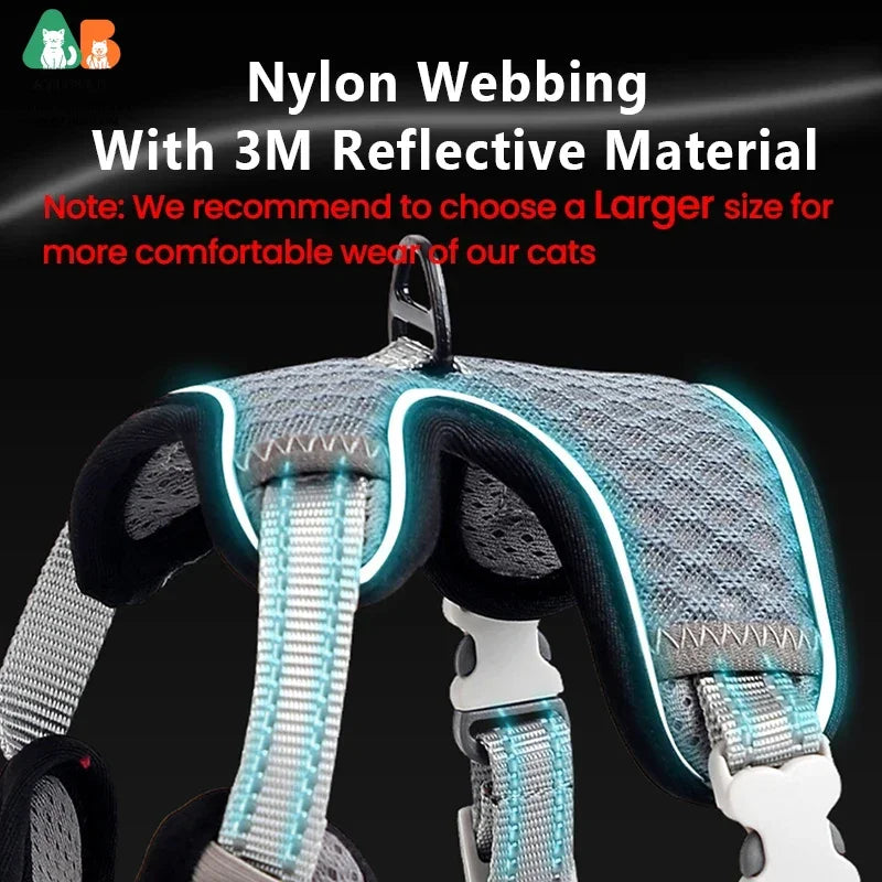 Cat Harness and Leash for Walking