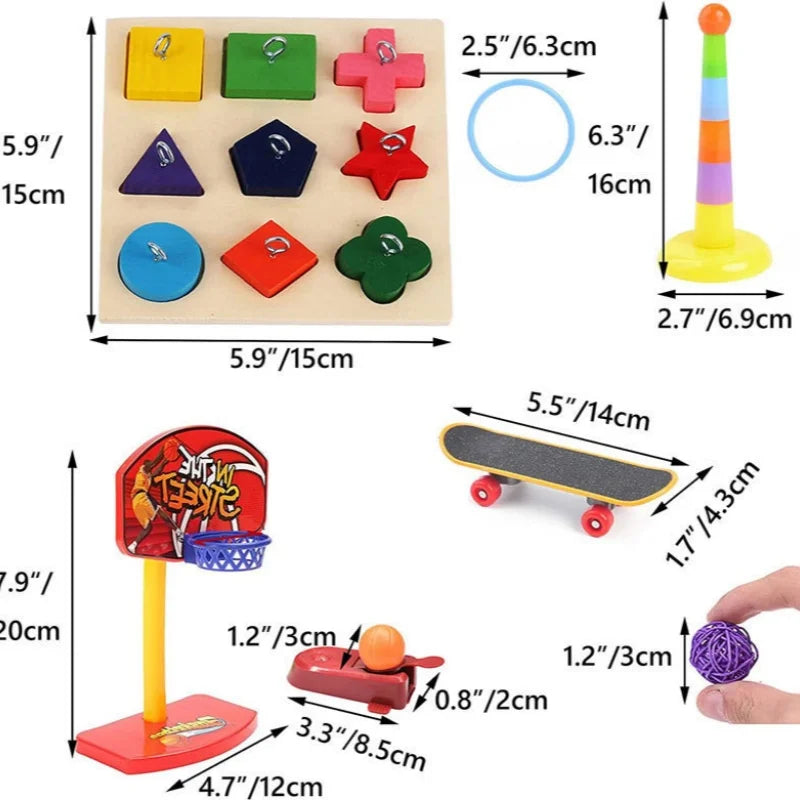 Parrot Toy Set
