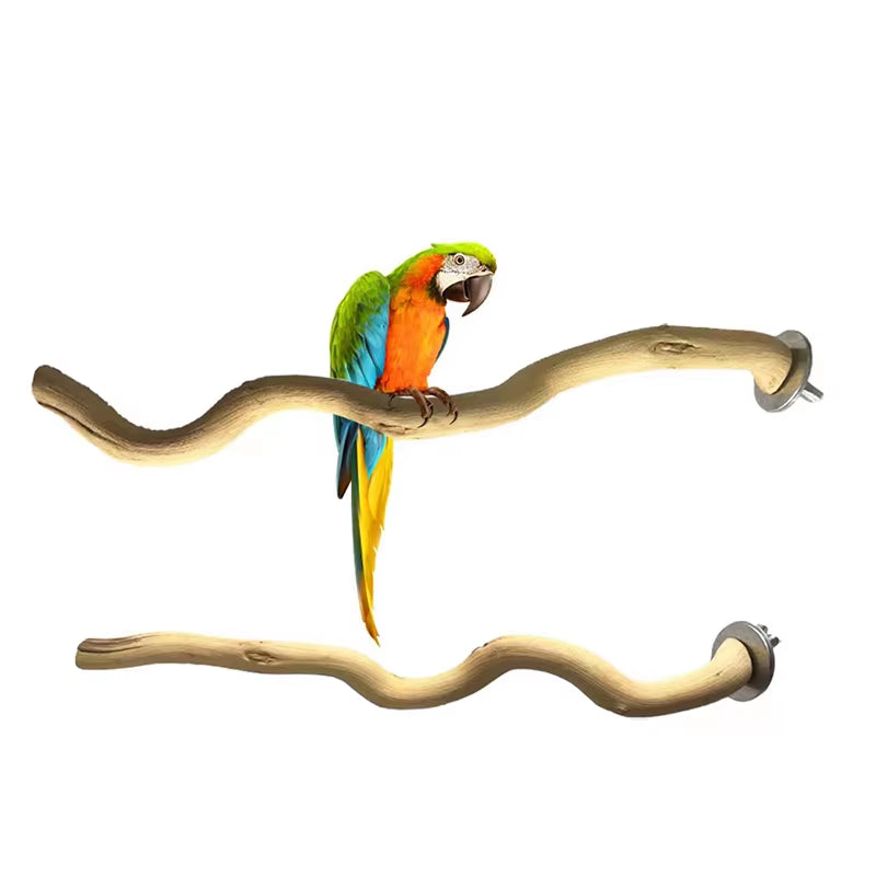 Natural Parrot Wood Perch 