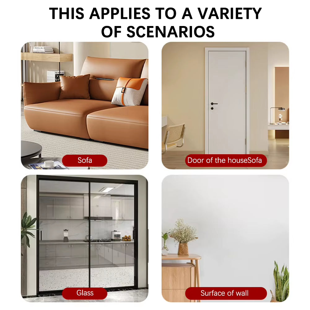 Self-Adhesive Cat Scratcher with Random Hanging Cat Toy Wall Mounted Felt Cat Scratch Mat Cats Scratcher Pad Carpet Cat Supply