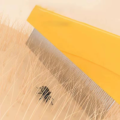 1/2Pc Pet Hair Shedding Comb Stainless Steel Flea Comb for Cat Dog Pet Comfort Flea Hair Grooming Comb Dog Brush Grooming Tools