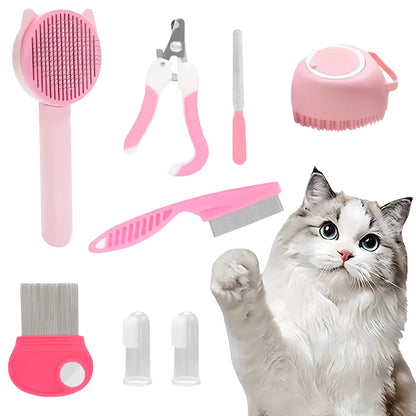 8Pcs Pet Grooming Kit