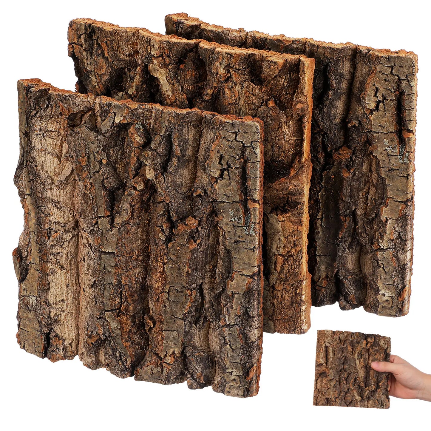 Background Cork Bark Tank Decor