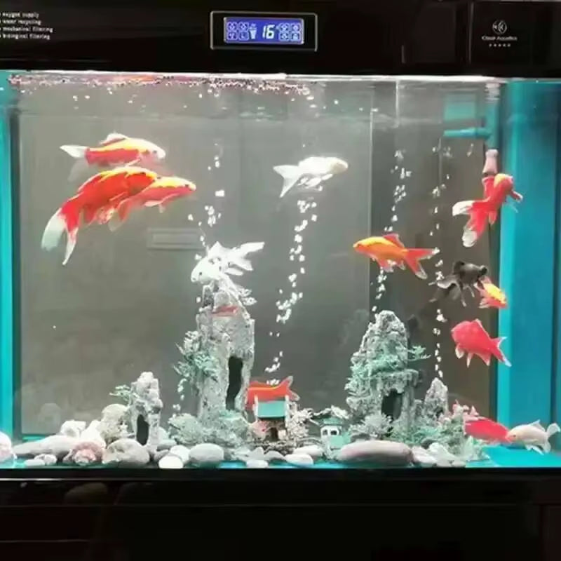 Stunning Large Resin Aquarium Rockery Decoration - Transform Your Fish Tank with Beautiful Landscape Accessories