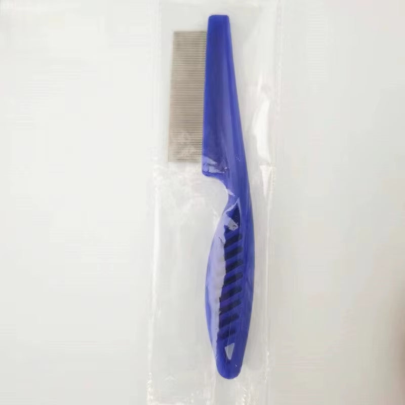 1/2Pc Pet Hair Shedding Comb Stainless Steel Flea Comb for Cat Dog Pet Comfort Flea Hair Grooming Comb Dog Brush Grooming Tools