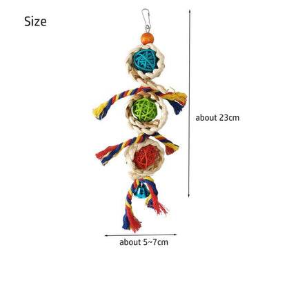 Natural Shredding & Chew Toy for Parrots — care detail