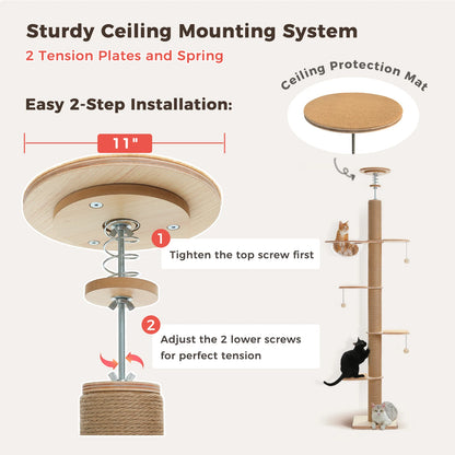 Floor to Ceiling Cat Tree 