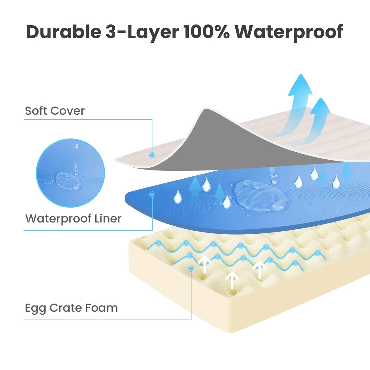 Ultra Plush Deluxe Orthopedic Foam Bed 
