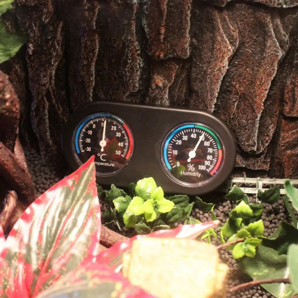 Reptile Tank Thermometer & Hygrometer 