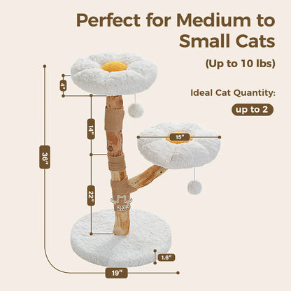 Flower Cat Tower with Condo