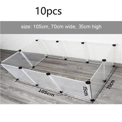 Ten-panel small-pet playpen dimensions