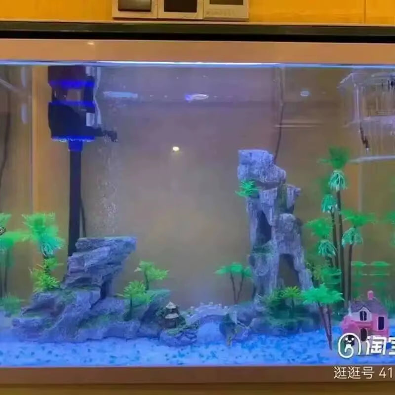 Stunning Large Resin Aquarium Rockery Decoration - Transform Your Fish Tank with Beautiful Landscape Accessories