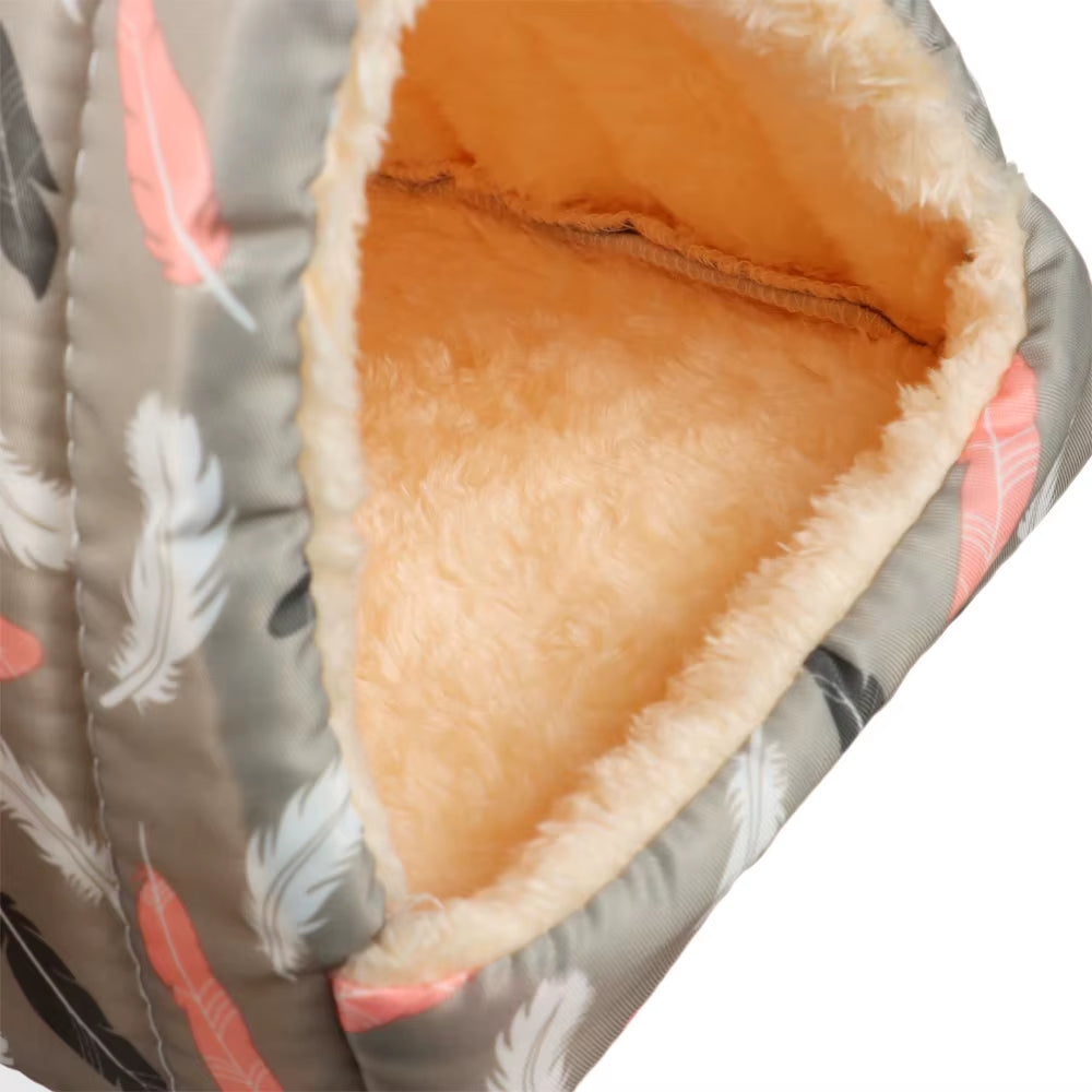 Cozy Winter Hamster Nest and Soft Hanging Bed - Perfect for Small Pets like Rabbits, Squirrels, and Guinea Pigs!