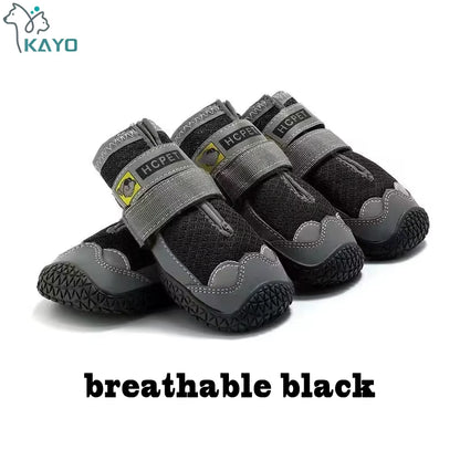 4Pcs/Set Dog Shoes 