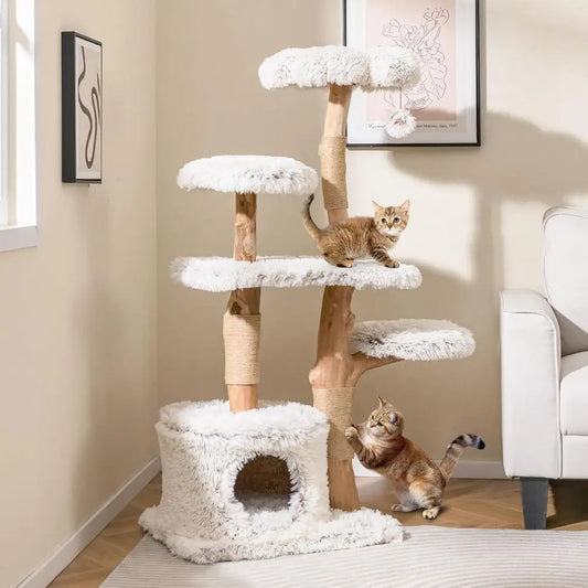Wooden Cat Tower 