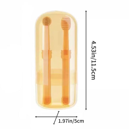 Silicone pet toothbrush storage case dimensions