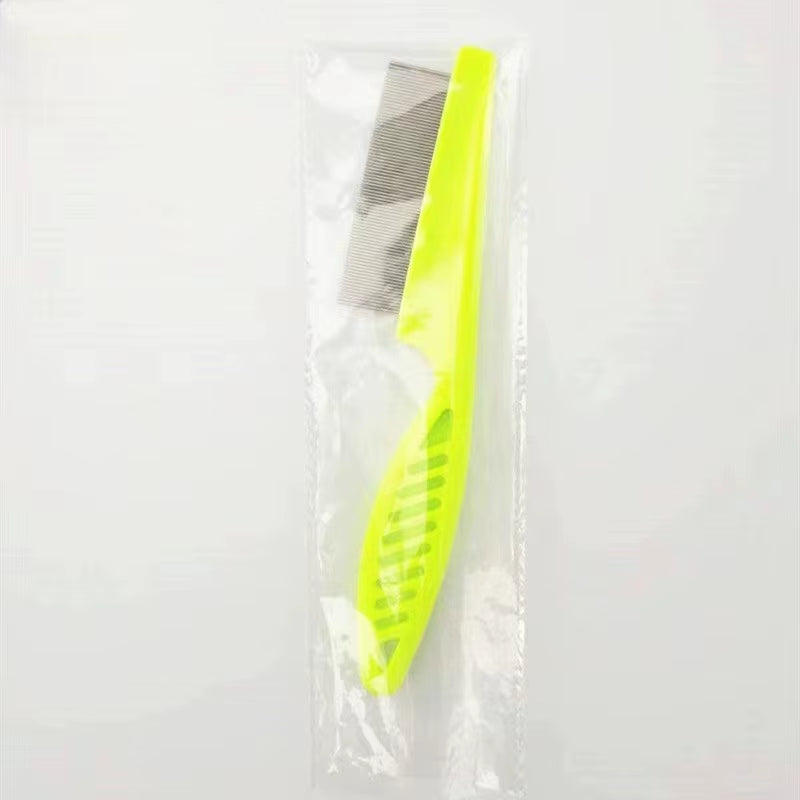 1/2Pc Pet Hair Shedding Comb Stainless Steel Flea Comb for Cat Dog Pet Comfort Flea Hair Grooming Comb Dog Brush Grooming Tools