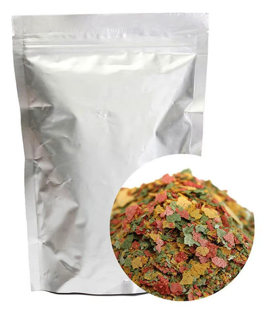 Vibrant Rainbow Fish Food - Premium Thin Slice Feed for Tropical and Angel Fish - Enhance Your Aquarium's Beauty!