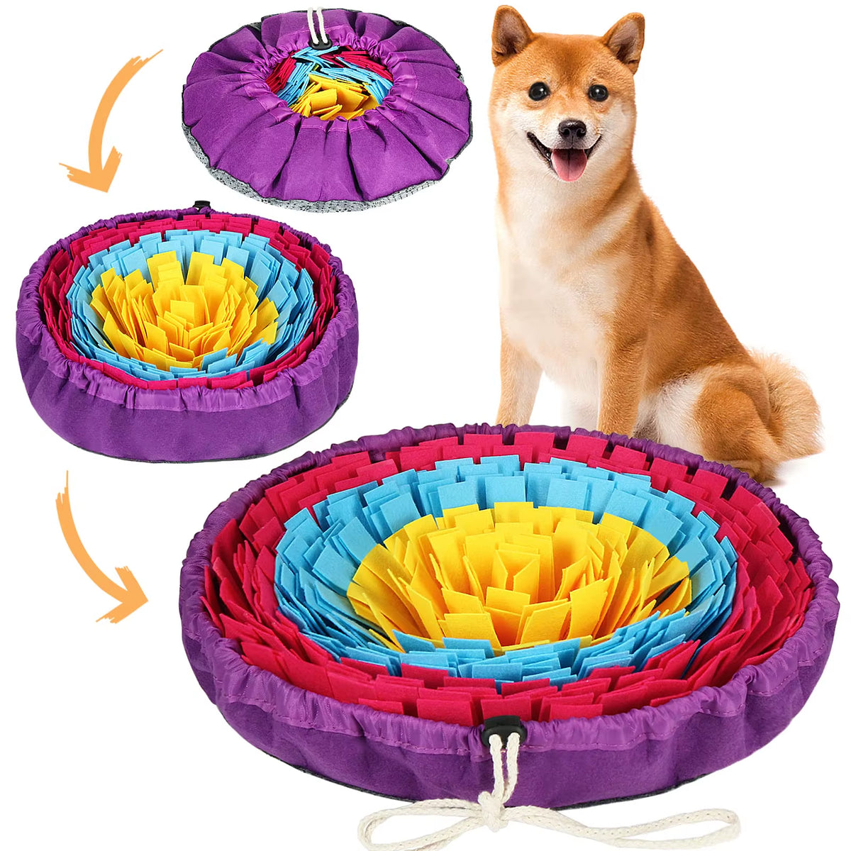 Adjustable Snuffle Mat for Dogs