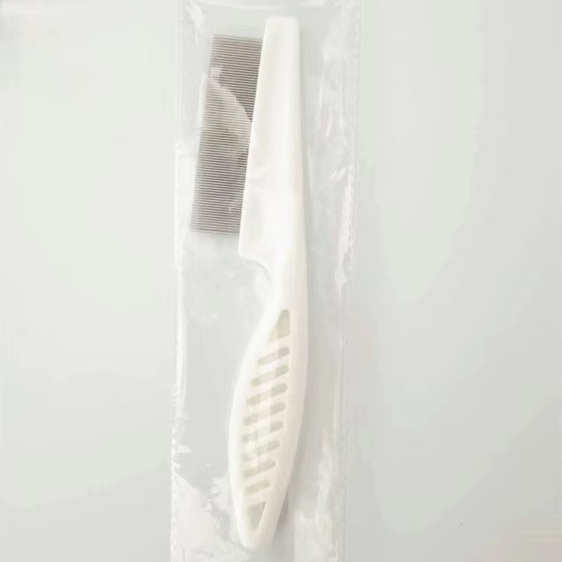 1/2Pc Pet Hair Shedding Comb Stainless Steel Flea Comb for Cat Dog Pet Comfort Flea Hair Grooming Comb Dog Brush Grooming Tools