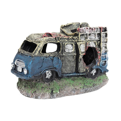 Camper van aquarium hideout