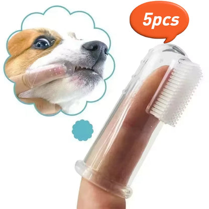 Gentle Pet Finger Toothbrush for Dogs – Soft Brush for Bad Breath & Tartar Control, Essential Dog Care Tool
