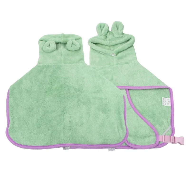 Wrap-Style Quick-Drying Dog Bathrobe — detail view 8
