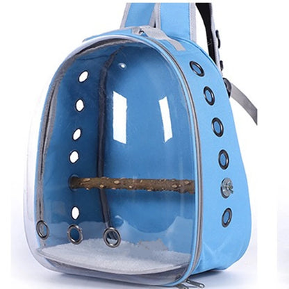 Bird Backpack with Perch and Feeder 