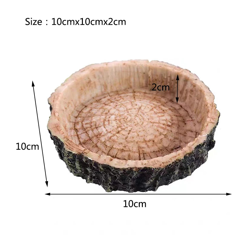 Pet Reptile Feeder Bowl