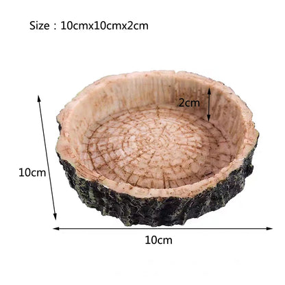 Pet Reptile Feeder Bowl