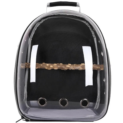 Bird Backpack with Perch and Feeder 