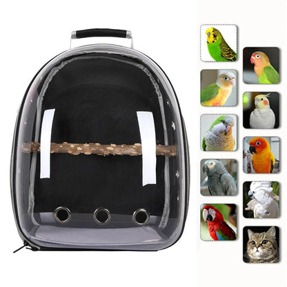 Bird Backpack with Perch and Feeder 