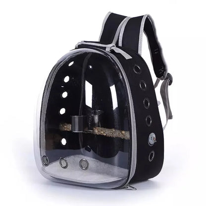 Bird Backpack with Perch and Feeder 