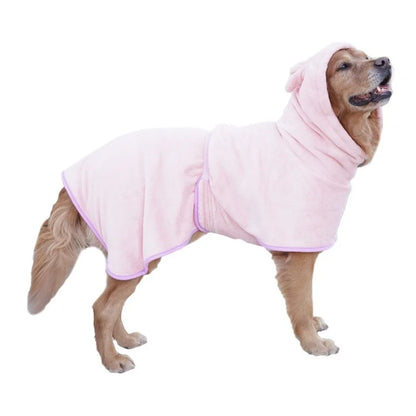 Wrap-Style Quick-Drying Dog Bathrobe — detail view 2